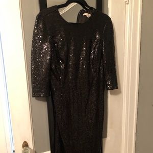 WATCH THE BALL DROP SEQUIN DRESS